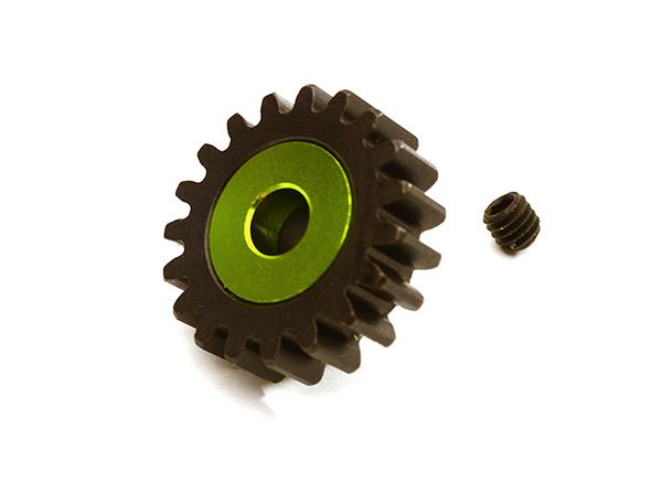 C28752GREEN Machined 5mm Bore 19T Pinion Gear for Arrma 1/8 Kraton 6S BLX (MOD1) ARA310966 - Image 1