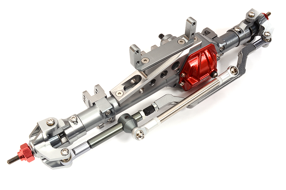C28761GUN Billet Machined Complete Front Axle Assembly for Axial 1/10 Wraith 2.2 - Image 1