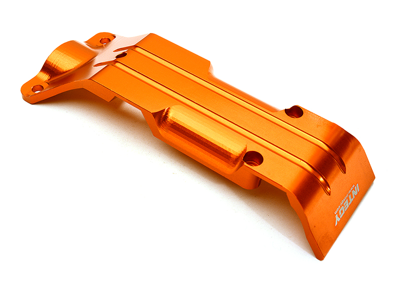 C28799ORANGE Billet Machined Alloy Rear Skid Plate for Traxxas 1/10 E-Revo 2.0 8637 - Image 1