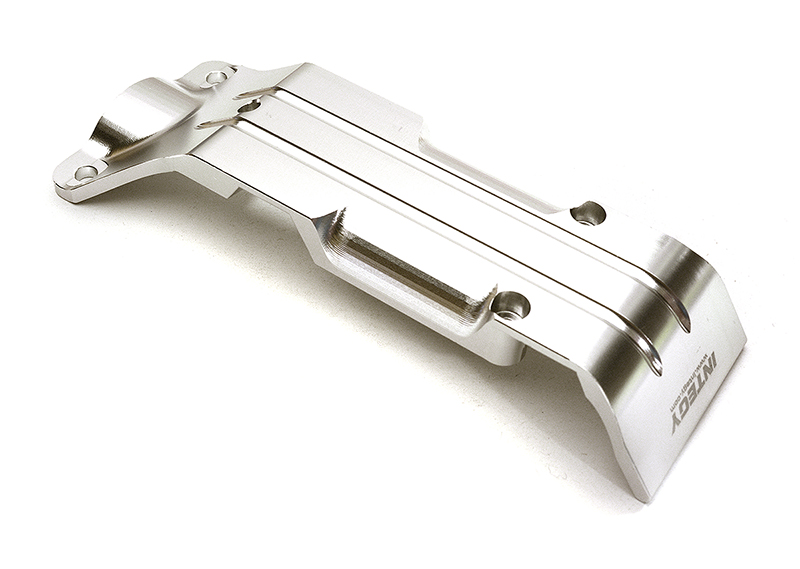 C28799SILVER Billet Machined Alloy Rear Skid Plate for Traxxas 1/10 E-Revo 2.0 8637 - Image 1