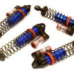 Piggyback Shock Set (4) for Traxxas 1/10 Stampede 4X4 & Rustler 4X4 3765 3766