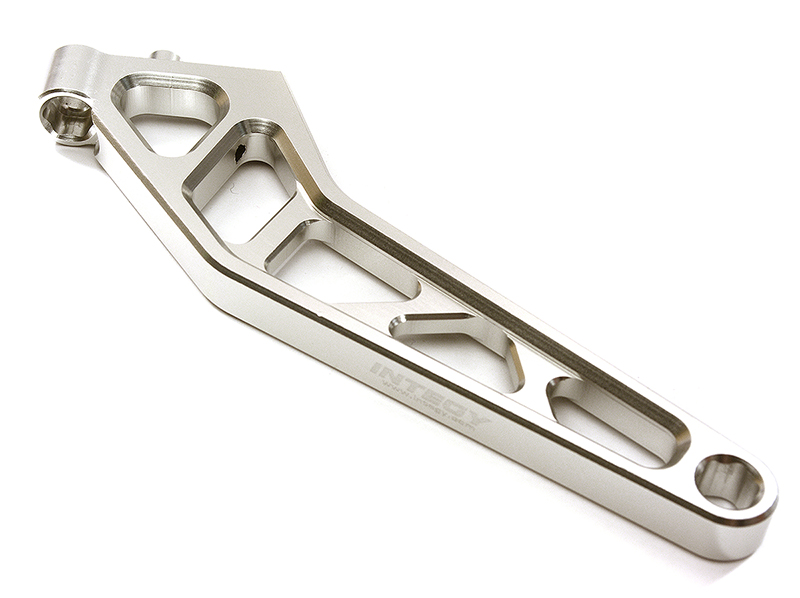 C28811SILVER Billet Machined Rear Chassis Brace for Losi 1/5 Desert Buggy XL-E - Image 1
