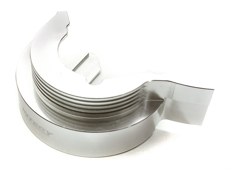 C28813SILVER Billet Machined Alloy Gear Cover for Traxxas 1/10 E-Revo 2.0 8677 - Image 1