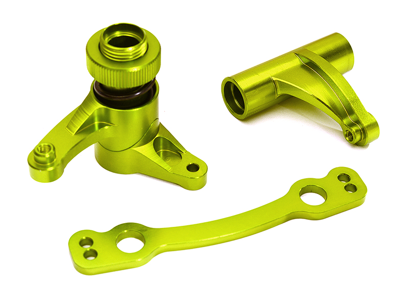 C28815GREEN Billet Machined Steering Bellcrank Set for Arrma 1/8 Kraton 6S BLX AR340073 - Image 1