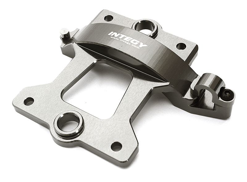 C28858GREY Machined Center Diff Top Brace Gear Cover for Losi 1/5 Desert Buggy XL-E & 2.0 - Image 1