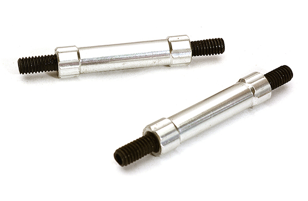 C28875SILVER Billet Machined Silver 35mm Aluminum Linkages for 1/10 Scale Crawler - Image 1