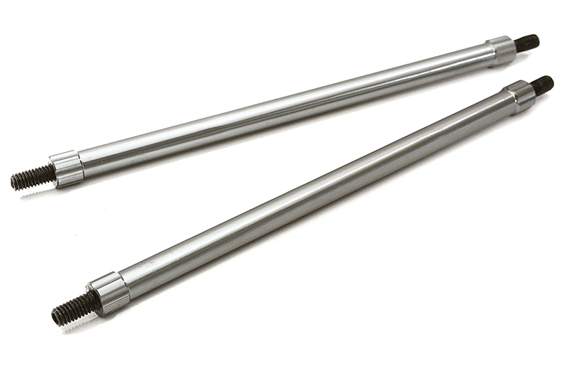 C28893GUN Billet Machined 125mm Aluminum Linkages (2) M4 Threaded for 1/10 Scale Crawler - Image 1
