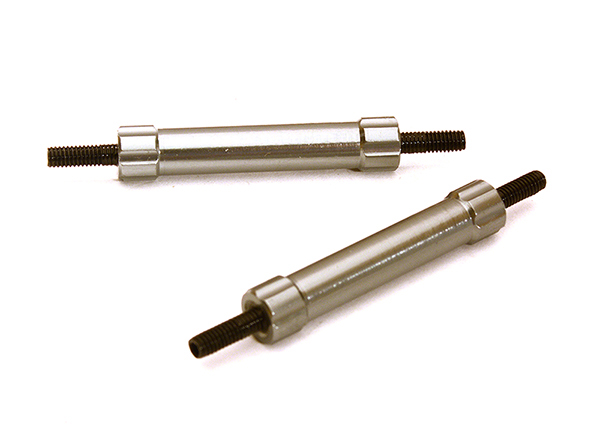C28901GUN Billet Machined 45mm Aluminum Linkages (2) M3 Threaded for 1/10 Scale Crawler - Image 1
