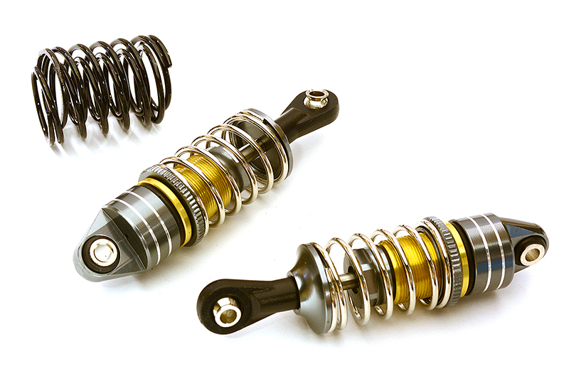 C28928GUN Billet Machined Shock Set (2) for 1/10 Scale Off-Road R/C (L=60mm) - Image 1