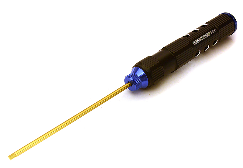 C28932 Ti-Nitride 2.5mm Allen Hex Wrench w/100mm Shank (Handle:20mm O.D.) - Image 1