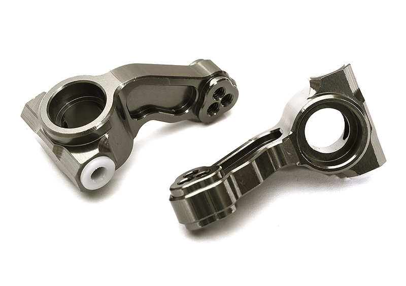 C28985GREY Billet Machined Steering Knuckles for Arrma 1/10 Granite Voltage 2WD AR330432 - Image 1