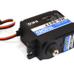 Replacement 9kg Steering Servo for 1/10 RC Military Truck, Black