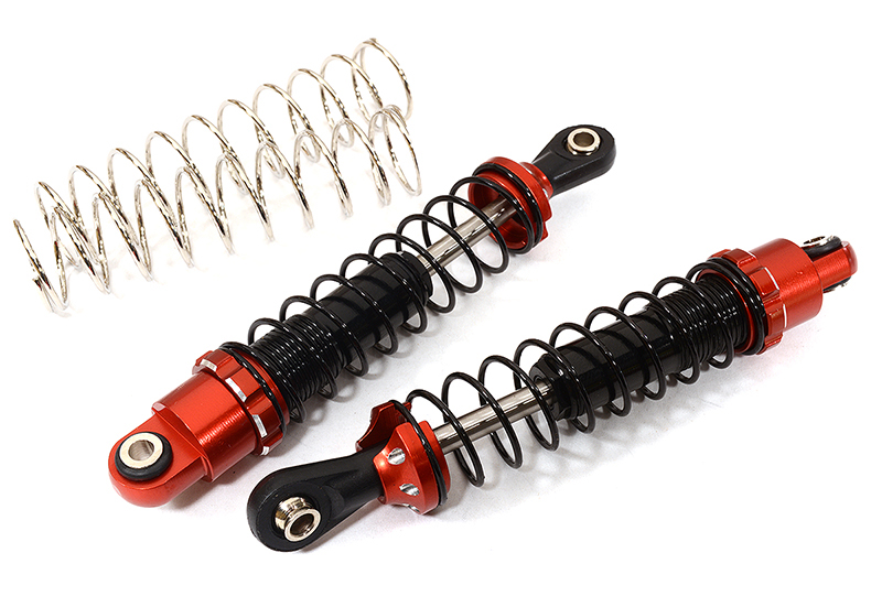 C29040RED Billet Machined Shock Set (2) for 1/10 Scale Off-Road R/C (L=70mm) - Image 1