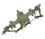 Front Axle Assembly Green for 1/12 8X8 RC Military Truck Upgrade