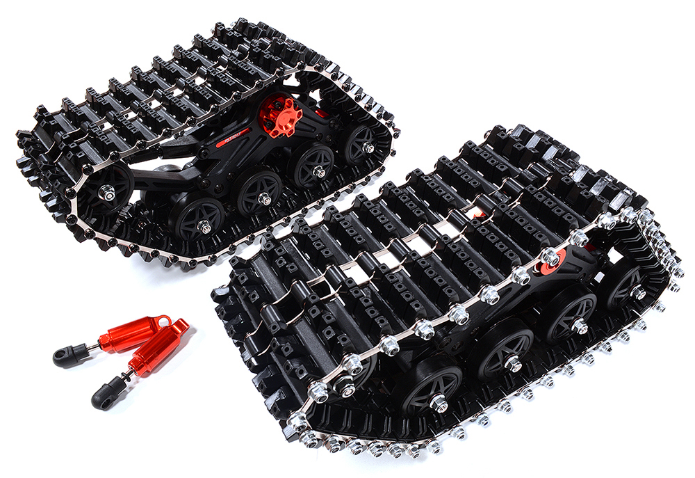 C29137RED Rear Snowmobile & Sandmobile Kit for Arrma 1/8 Kraton 6S BLX - Image 1