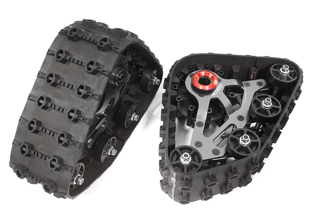 Snowmobile & Sandmobile (2) for Arrma 1/10 Granite Voltage 2WD Mega Truck - Grey
