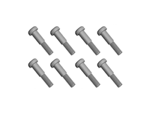 C29284 T Head Machine Step Screws 8pcs W01043 for HG-P801 1/12 8X8 RC Military Truck - Image 1