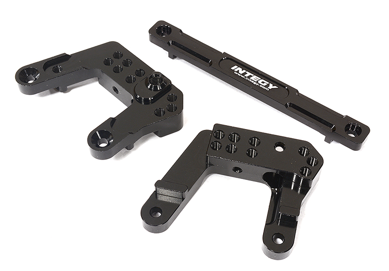 C29323BLACK Billet Machined Rear Shock Mounts for Element RC 1/10 Scale Enduro Sendero - Image 1