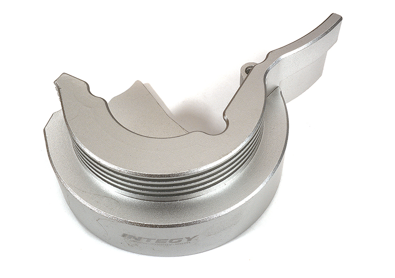 C29359SILVER Billet Machined Silver Gear Cover for Traxxas 1/10 E-Revo 2.0 8677 - Image 1