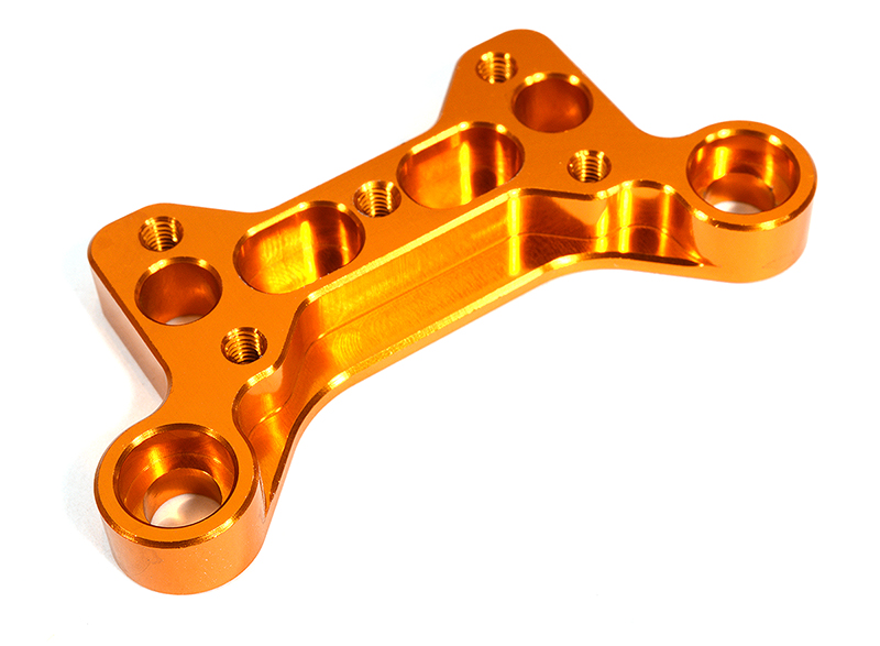 C29361ORANGE Billet Machined Front Dirt Guard Mount for Arrma 1/8 Kraton 6S BLX AR320376 - Image 1