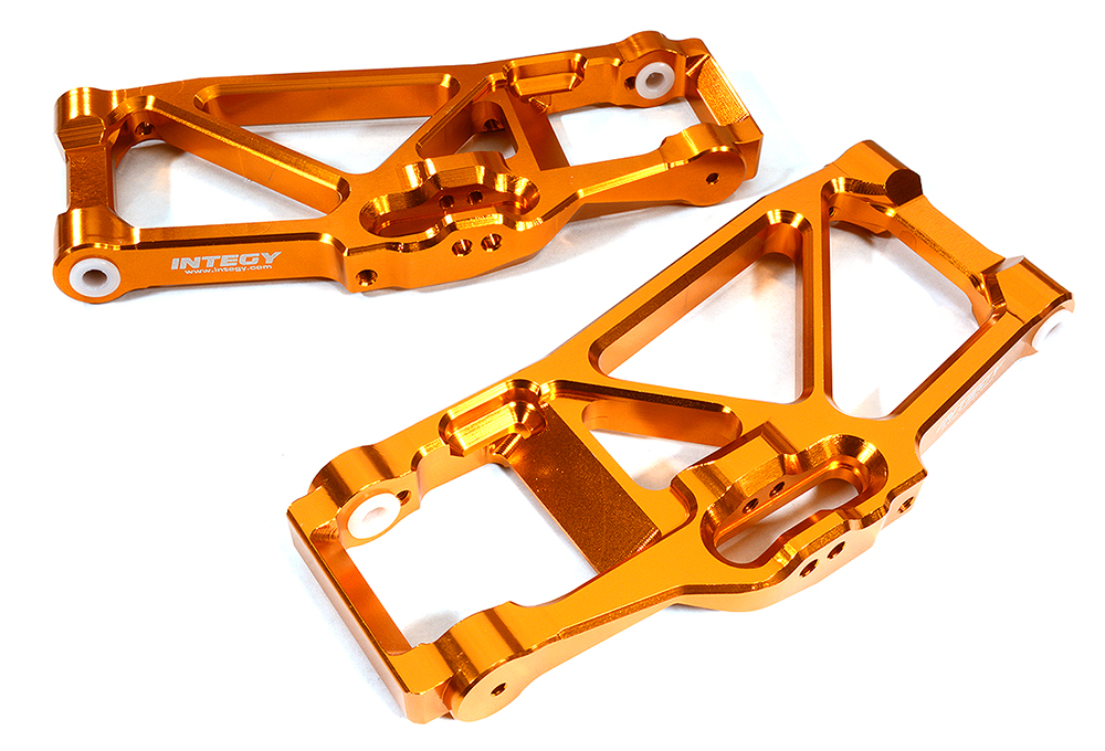 C29380ORANGE Billet Machined Lower Suspension Arms for Traxxas 1/10 Maxx 4S Truck 8930 - Image 1