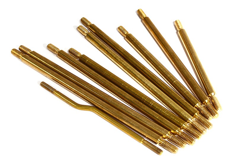 C29481 Brass Alloy 10-Piece Linkage Set w/o Rod Ends for Axial 1/10 SCX10 III - Image 1