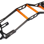 Alloy Metal Exo-Skeleton Body Roll Cage Kit for Traxxas 1/10 Rustler 4X4 6718
