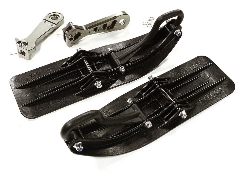 C29603GREY Front Sled Ski Attachment Kit for 1/5 Kraton 4X4 8S BLX Brushless Monster Truck - Image 1