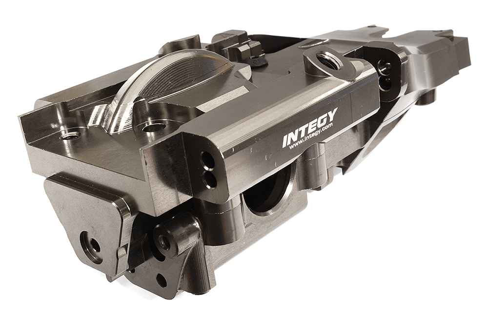 C29606GREY Billet Machined Rear Bulkhead for Traxxas 1/10 E-Revo 2.0 8629 - Image 1