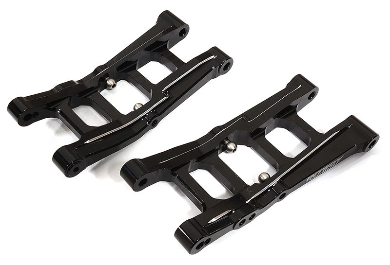 C29612BLACK Billet Machined Alloy Rear Suspension Arms for Associated DR10 Drag Race Car RTR - Image 1