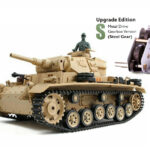 1/16 Scale Panzer IV F Type Tank, 2.4GHz Remote Control Model HL3858-1Upg 6.0