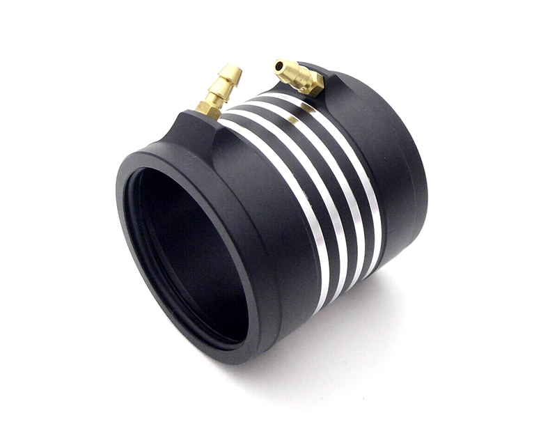 Billet Machined Alloy Water Cooling Jacket 36x50mm for RC Boat Silver