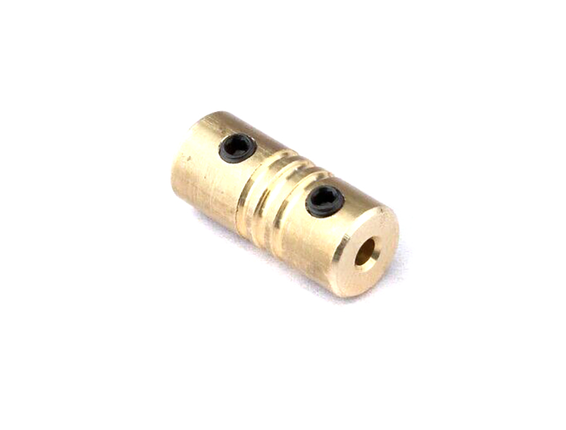 C29725 Steel Motor Coupler L=18mm 2.3mm Shaft to 2.2mm Flex Cable Shaft for RC Boat - Image 1
