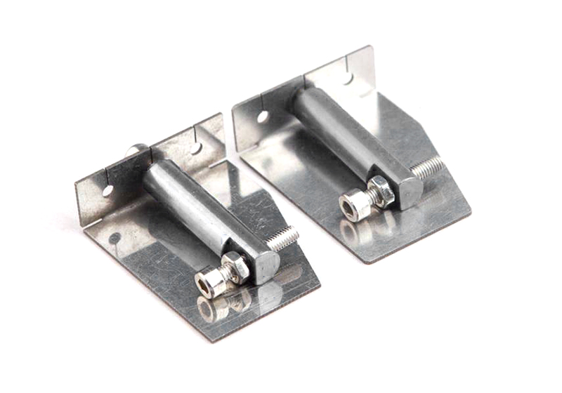 Stainless Steel Trim Tabs for RC Boat, 38x30x10.5mm, Silver Color