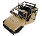 Realistic JW10-C Hard Plastic Body Kit for 1/10 Crawler WB=313mm (Matte Brown) - Image 4