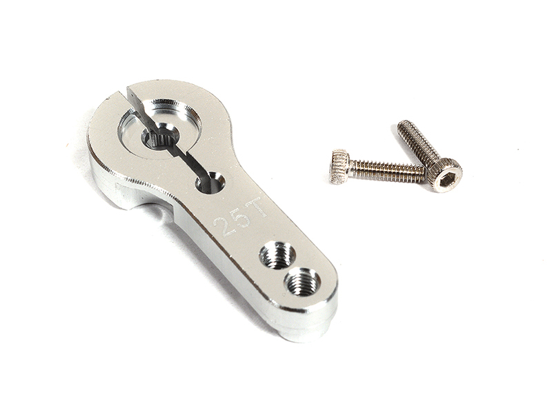Alloy Servo Horn 25T for Futaba Servo (r=20, 24mm) - Silver