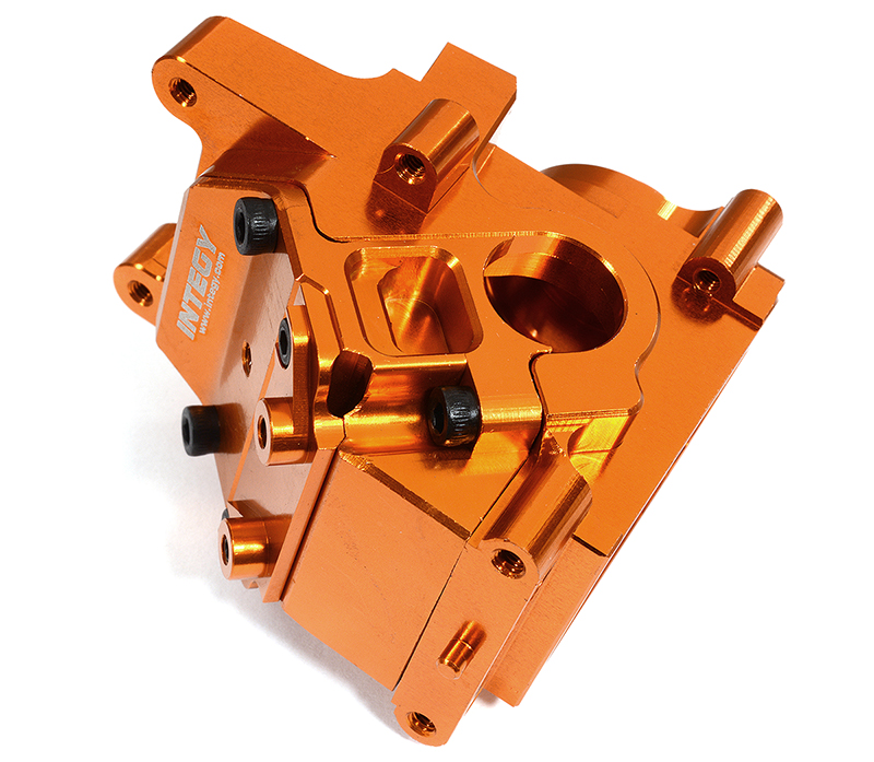 C29981ORANGE Billet Machined Gearbox Case Bulkhead for Arrma 1/8 Kraton 6S BLX - Image 1