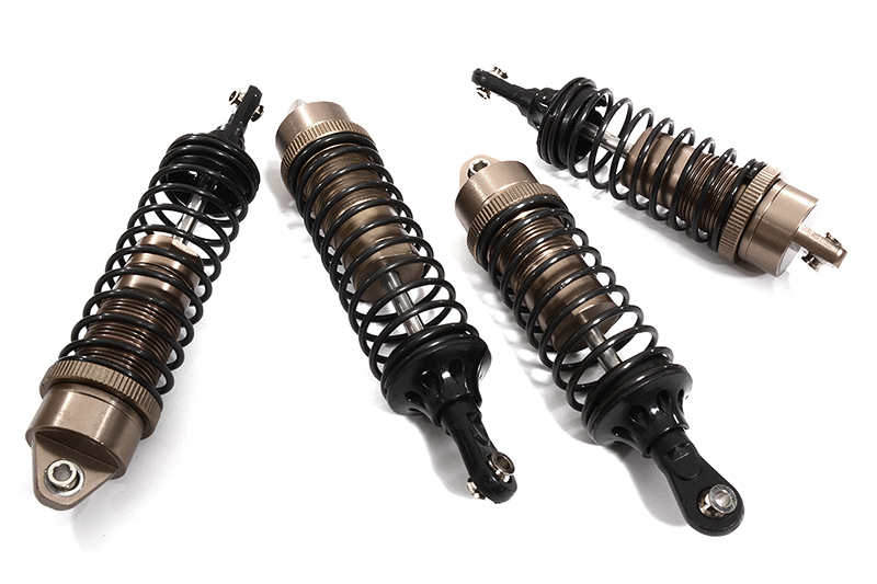 Billet Machined Alloy Shock Set (4) for 1/10 Slash 4X4 (L=91/104mm)