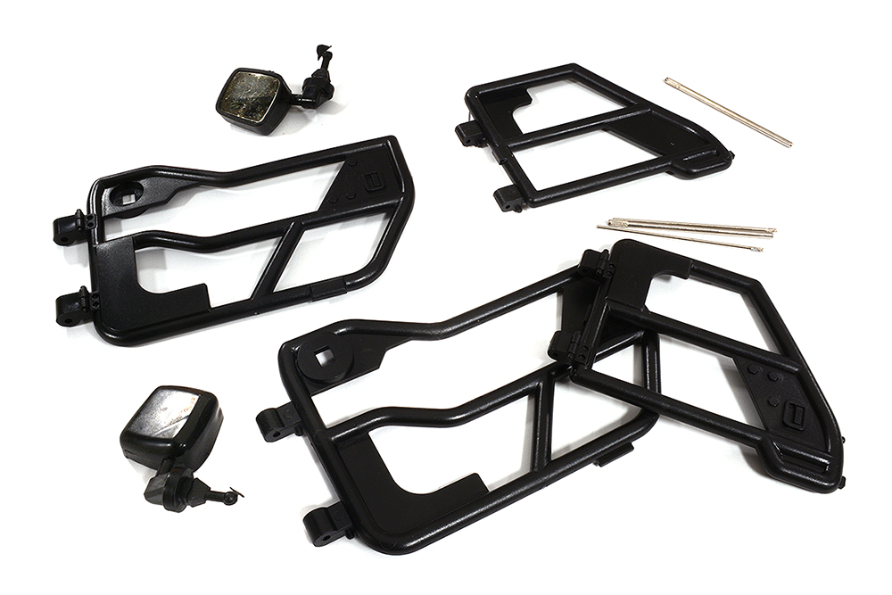 Plastic 1/110 Scale Half Door Kit for Jeep Wrangler Type JW10-S & JW10-C Bodies