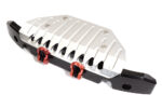 Realistic Front Alloy Bumper w/ LED & Silver Skid for Traxxas TRX-4 G500 & AMG63 - Image 2