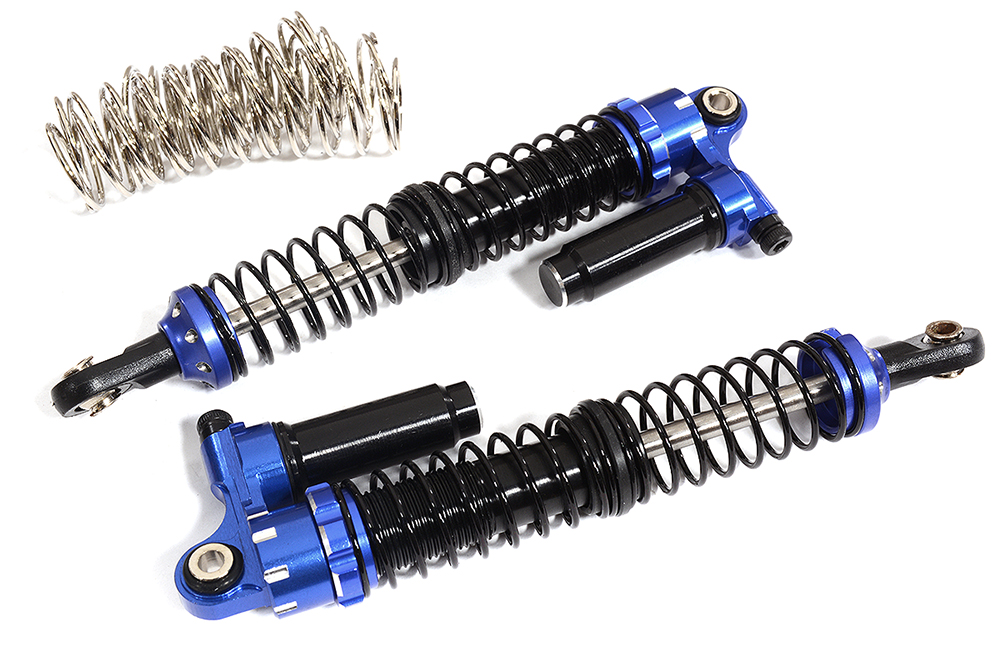 Machined Piggyback Shock Pair (2) for Axial SCX10 III Off-Road Crawler (L=95mm)