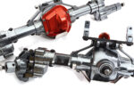 Billet Machined F & R Axle Assembly for 1/10 SCX10 Crawler w/ 4-Link Suspension - Image 3