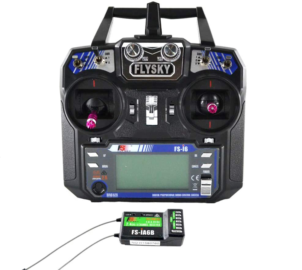 FS-i6 2.4GHz 6CH Radio Set, TX w/FS-iA6B for Aircraft & RTR Upgrade