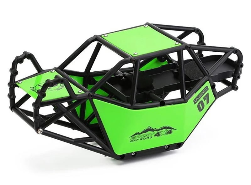 C30755GREEN Realistic 1/10 Scale RC Rock Bouncer Plastic Roll Cage - Image 1