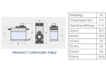 V3 Digital MG996R Standard Size Metal Gear Servo 12kg 0.14s w/ Metal Horn - Image 2