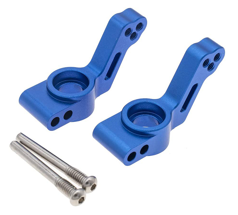 C30905BLUE Alloy Rear Hub Carriers for Slash 2WD, Stampede 2WD, Rustler 2WD & Bandit 3752 - Image 1