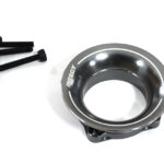 Aluminum Cold Air Intake Ram Funnel for 25x25mm Size Cooling Fan - Gunmetal