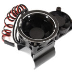 Thermo Controlled Twin 30x30mm Fan w/ Intake Ram Funnel for 36mm Motor, 1/10 RC