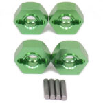 12mm Hex Wheel (4) Hub 5mm Thick for 1/10 Traxxas, Axial, Tamiya, Drift & TC
