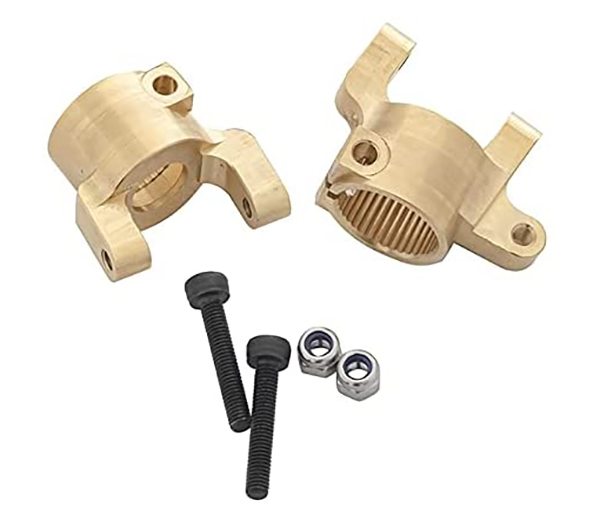 C31166 Brass Alloy 19g Each Caster Blocks for Axial 1/10 SCX10 II - Image 1
